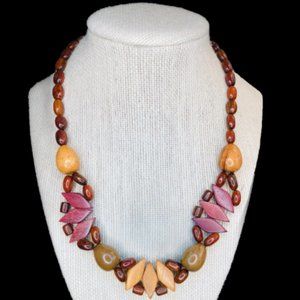 Wooden necklace Hand made from Costa Rica